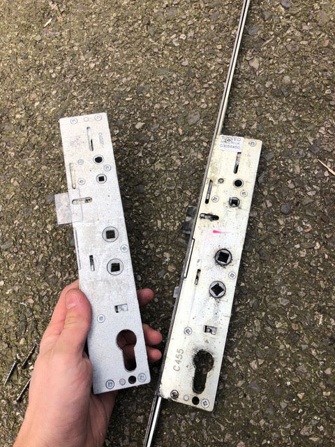 photo of joes upvc lock repairs at work