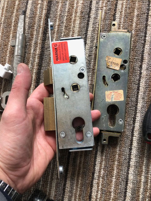 photo of joes upvc lock repairs at work
