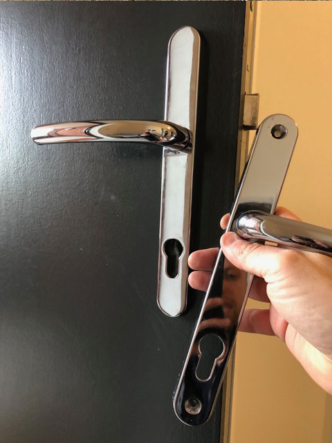 photo of joes upvc lock repairs at work