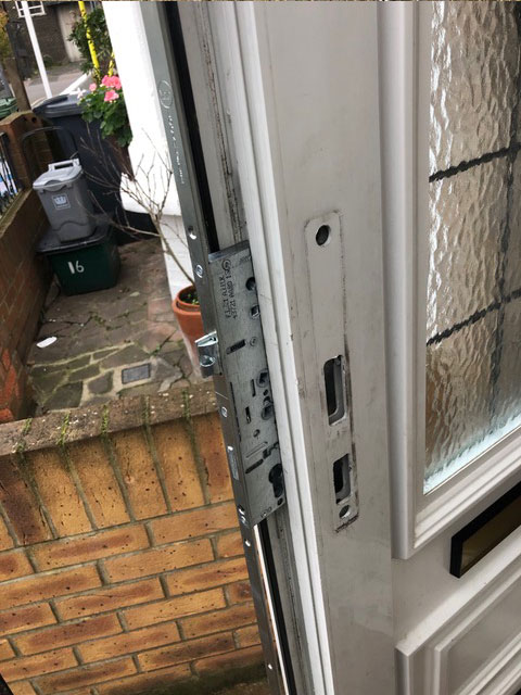 photo of joes upvc lock repairs at work